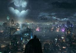 Image result for Batman Over Gotham 3440 X 1440 Wallpaper