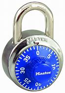 Image result for Master Locks Reset Combination