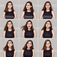 Image result for Different Expression of a Girl