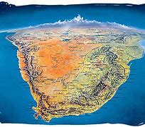 Image result for South Africa Relief Map