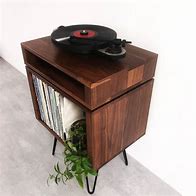 Image result for Walnut Record Player