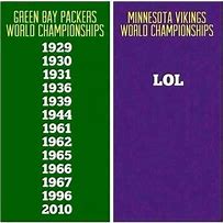 Image result for Vikings vs Packers Memes