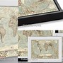 Image result for Vintage World Map Wall Art