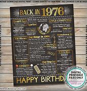 Image result for 1976 Birthday