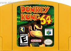 Image result for Donkey Kong 64 Title Logo Cartridge