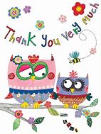 Image result for Owl Thank You Clip Art