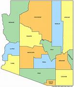 Image result for County Map of Arizona