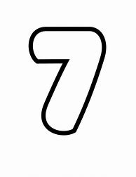 Image result for Printable Bubble Number 7