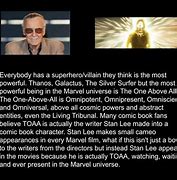 Image result for The One above All Marvel Memes