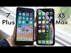 Image result for iPhone XS Max vs iPhone 7 Plus Size