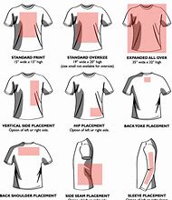 Image result for T-Shirt Back Design Size