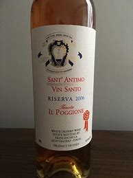 Image result for Poggione Proprieta Franceschi Vin Santo del Sant' Antimo
