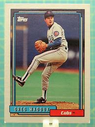 Image result for Greg Maddux Donruss Rookie Card