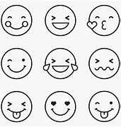 Image result for Emoji Outline Simple Clip Art