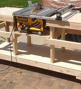 Image result for How to Build a Table Saw Mobile Base