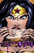 Image result for Wonder Woman Eating Food