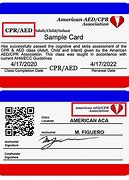 Image result for CPR Certification Cards Template
