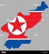 Image result for North Korea Flag Map
