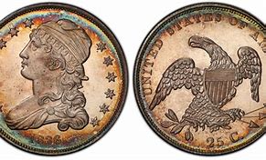 Image result for Capped Bust Quarter Mintages