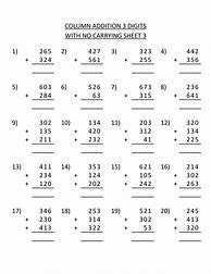 Image result for 3rd Grade Math Addition Worksheet Free