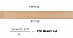 Image result for Board Feet in Log Chart
