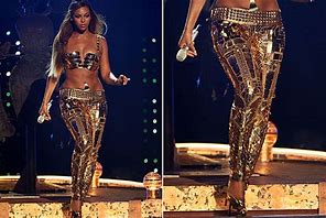 Image result for Beyoncé Gold Leggings