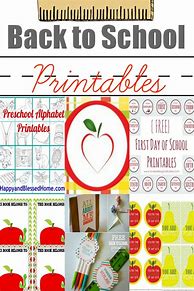 Image result for Back to School Printables
