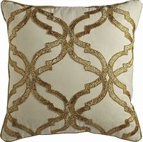 Image result for Gold and Ivory Decorative Pillows