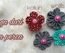 Image result for Bunga Dari Kain Perca