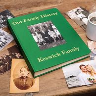 Image result for Personalized Family History Book