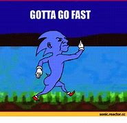 Image result for Sonic Fast Meme
