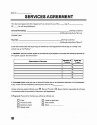 Image result for Blank Service Contract Template