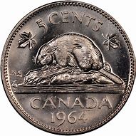 Image result for Canadian 5 Cent Coin