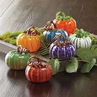 Image result for Art Glass Pumpkin