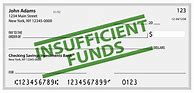 Image result for Insufficient Funds Template
