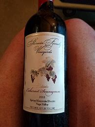 Image result for Sherwin Family Cabernet Sauvignon Spring Mountain