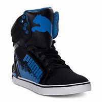 Image result for Puma Blue and Black High Top