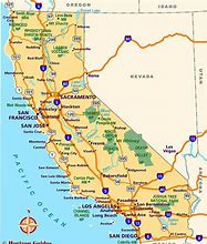 Image result for California Road Map Hires