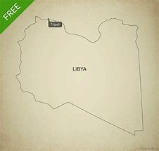 Image result for Libya Map Outline