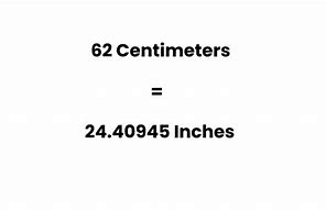 Image result for 62 Cm in Inches