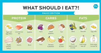 Image result for Paleo Diet Graphic Fats Carbs