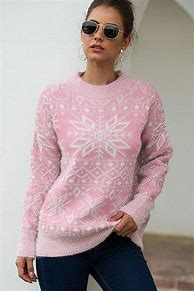 Image result for Women's Snowflake Sweater