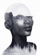Image result for Photoshop Half Face Double Exposure