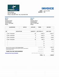 Image result for Company Invoice Template