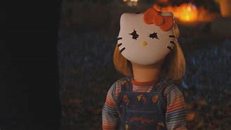 Image result for Chucky Dressed Up as Hello Kitty