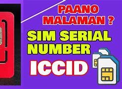 Image result for Serial Number On Simm Card