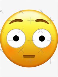 Image result for Flushed Face Emoji