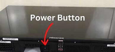 Image result for Power Buttonon the Hisense Rouku TV