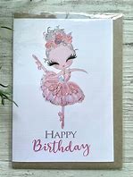 Image result for Ballerina Birthday Card