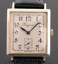 Image result for Longines Square Gold Watch